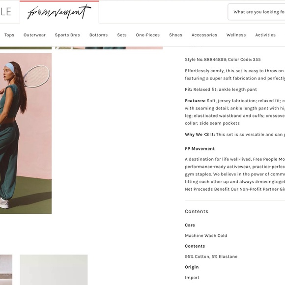 Free People Movement Hotshot Crossover Pants size Small - Picture 2 of 9